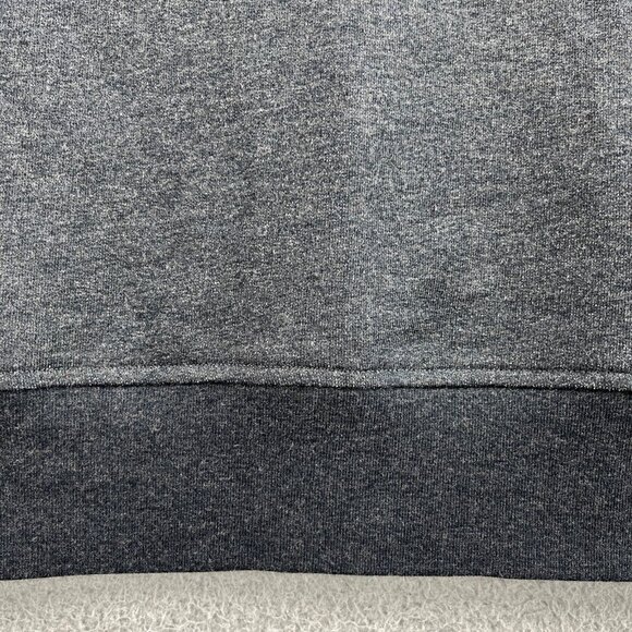 Revtown 1/4 Zip Sweatshirt Mens Medium Gray Mock Neck Fleece Comfort Minimalist - Picture 7 of 16